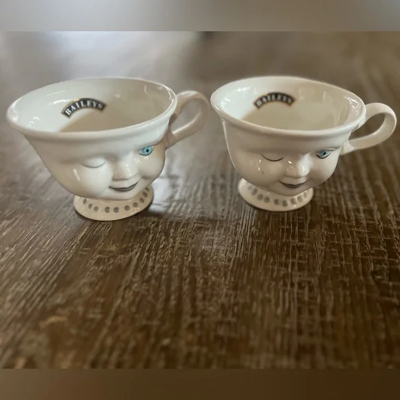 6 piece Baileys coffee mug creamer sugar bowl set of 6 - Picture 4 of 4